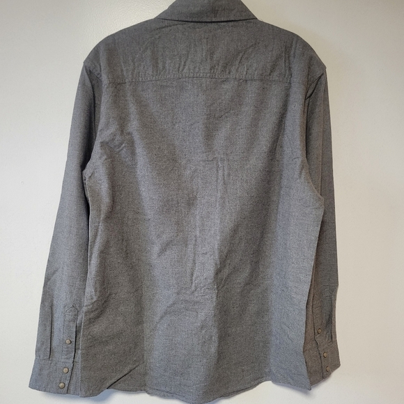 NFL x Darius Rucker Buffalo Bills Gray Gaucho Pearl snap Flannel Shirt size medi - Picture 5 of 10